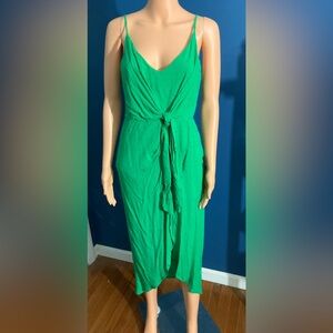 Lulus Medium Elegant Green Sleeveless Dress